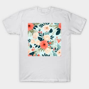 Wedding Flowers Pattern 4 T-Shirt